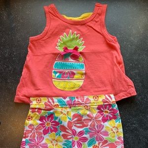 *SOLD* Kids Headquarters 12 Month Tank Top with Short Set